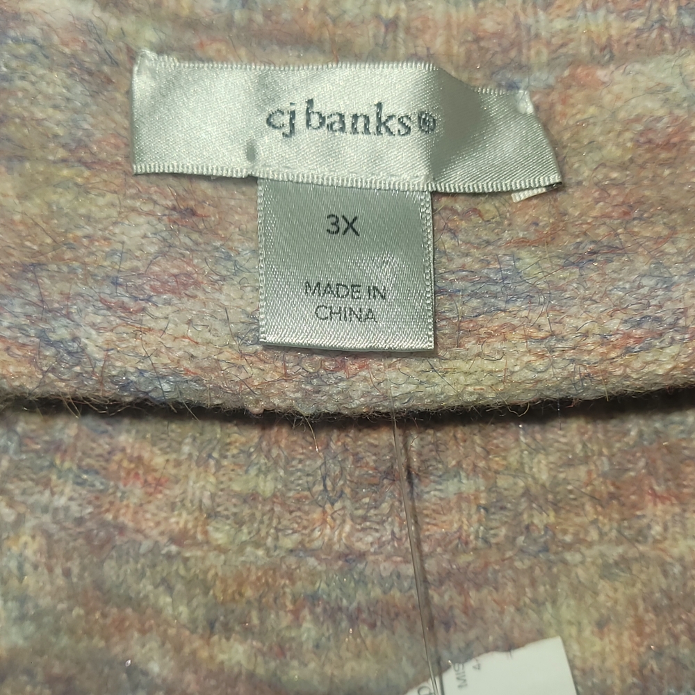 CJ Banks Multicolor Sweater - Picture 2 of 4